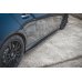 Накладки сплиттеры на пороги на Mercedes A W177 A35 AMG